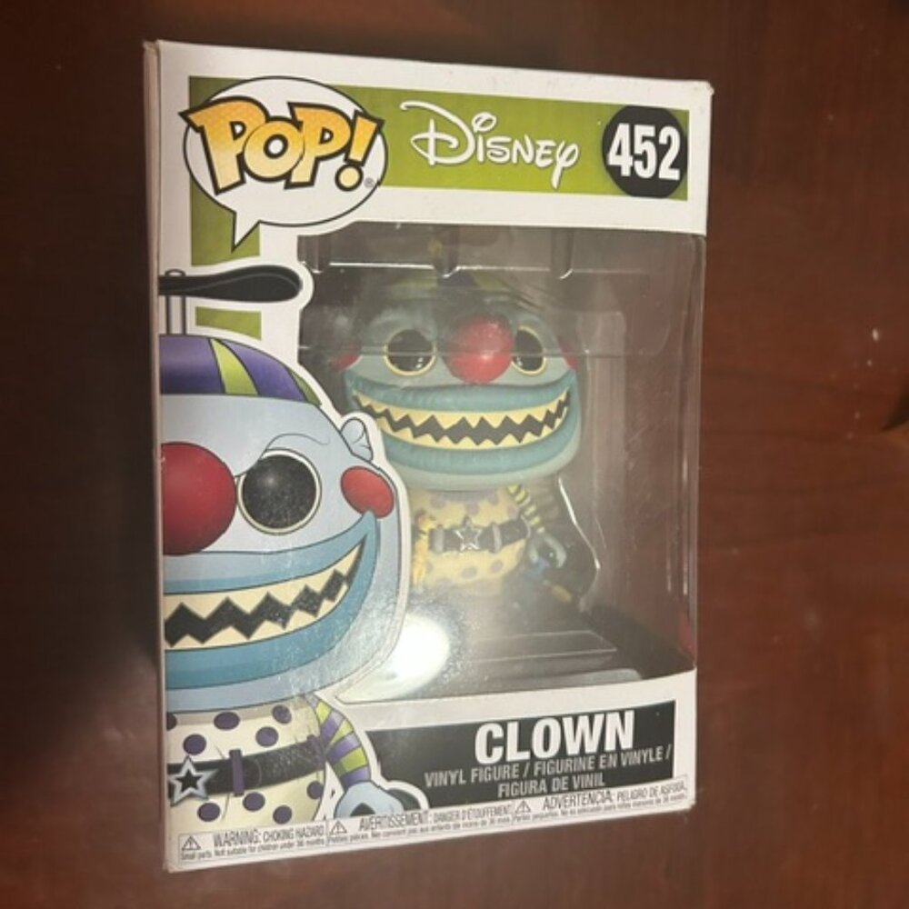 Funko Pop Clown #452 Disney The Nightmare Before Christmas In Box